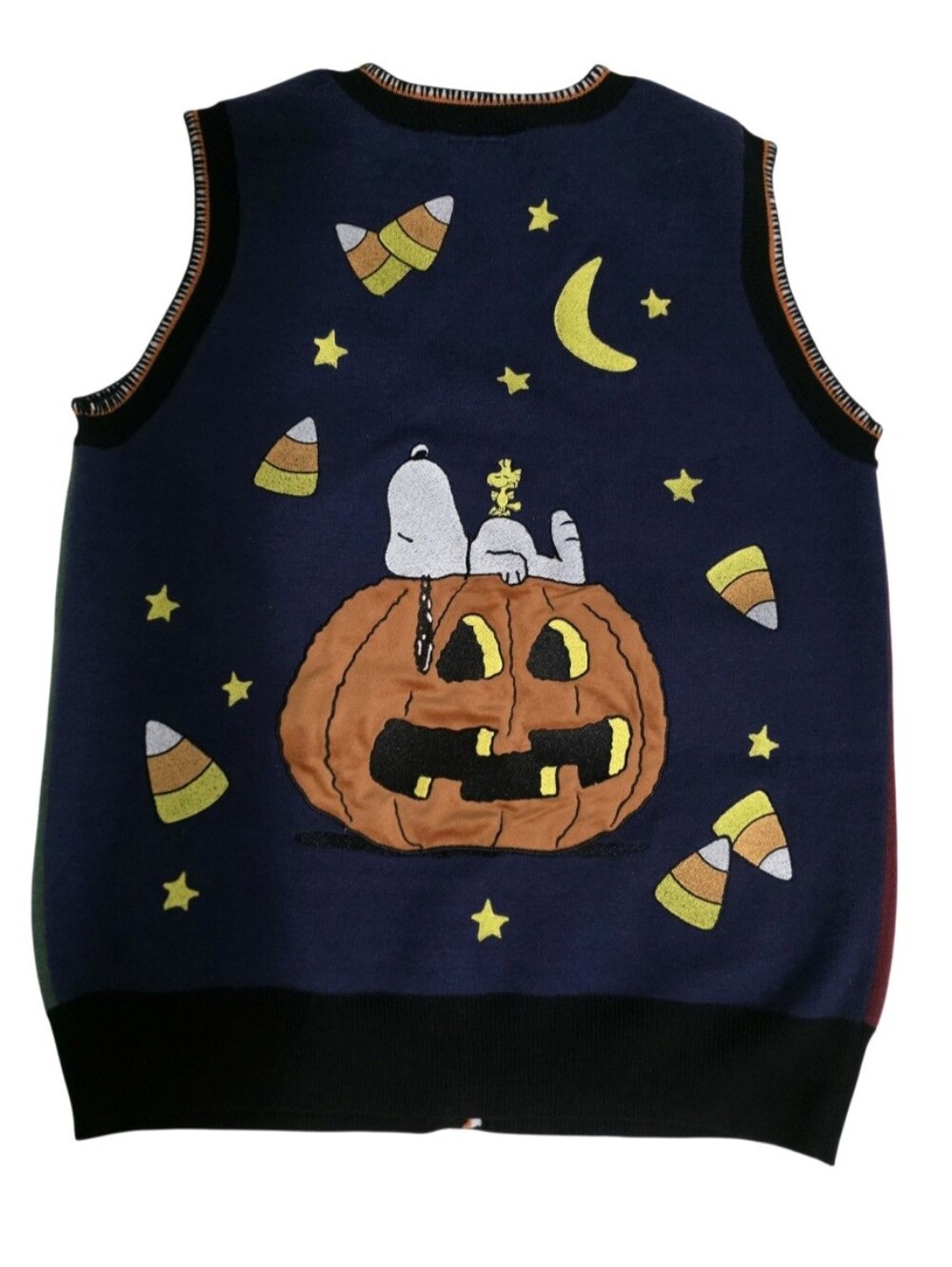 Box Lunch Peanuts Cardigan Vest Size Small NWT Unisex - Picture 10 of 15